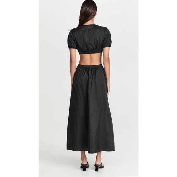 STAUD Calypso Midi Dress Black - Picture 3 of 8